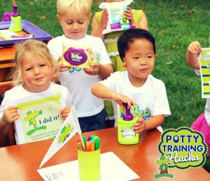 Kids at Potty Training Party
