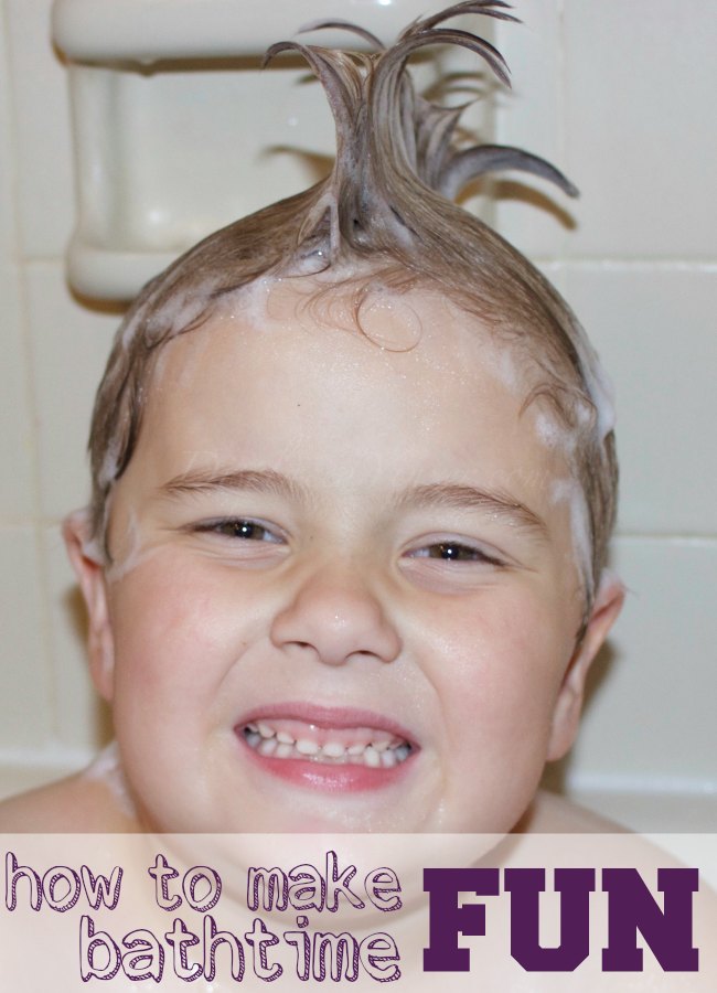 Great ideas to make bathtime fun for kids