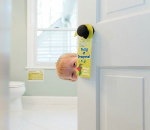 Potty in Progress Door Hanger